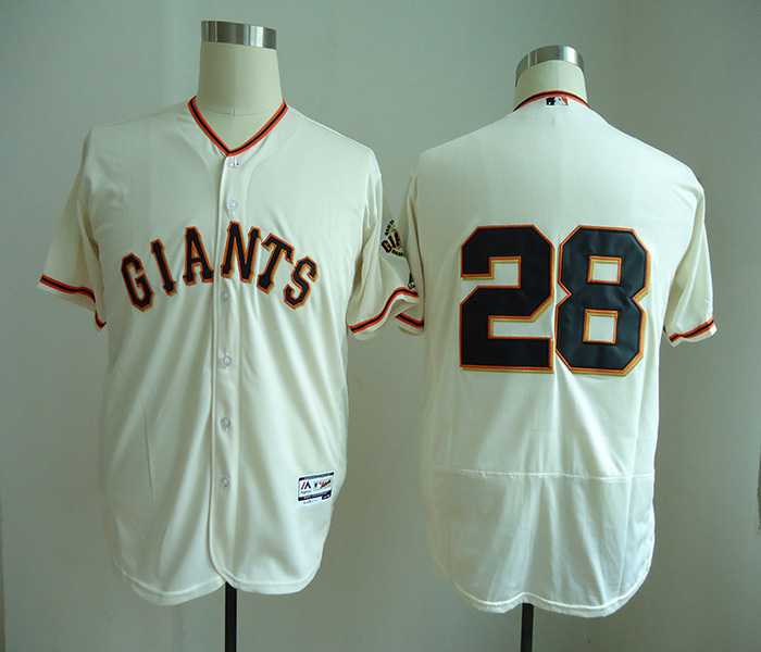San Francisco Giants #28 Buster Posey Cream Flexbase Collection Stitched MLB Jersey,We sell and wholesale San Francisco Giants #28 Buster Posey Cream Flexbase Collection Stitched MLB Jersey on line form chian!