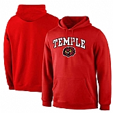 Temple Owls Red Campus Pullover Hoodie (1),baseball caps,new era cap wholesale,wholesale hats