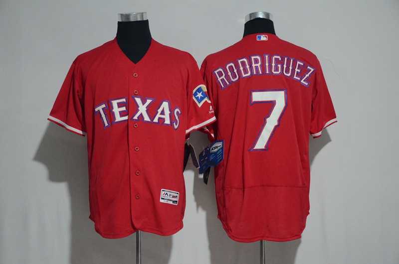 Texas Rangers #7 Rodriguez Red Flexbase Collection Stitched MLB Jersey,We sell and wholesale Texas Rangers #7 Rodriguez Red Flexbase Collection Stitched MLB Jersey on line form chian!