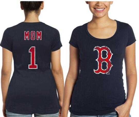 Women's Boston Red Sox Majestic Threads Mother's Day #1 Mom T-Shirt - Navy Blue FengYun,We sell and wholesale Women's Boston Red Sox Majestic Threads Mother's Day #1 Mom T-Shirt - Navy Blue FengYun on line form chian!