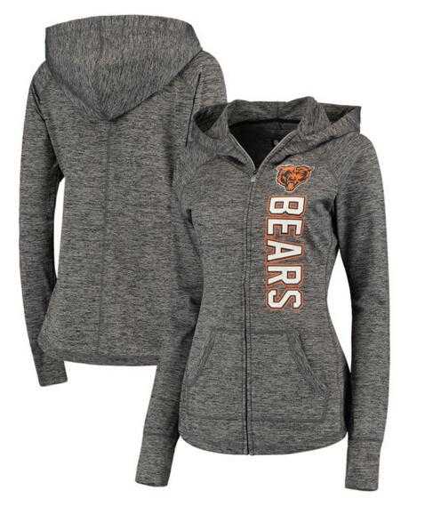 Women's Chicago Bears G III 4Her by Carl Banks Recovery Full Zip Hoodie Heathered Gray FengYun,We sell and wholesale Women's Chicago Bears G III 4Her by Carl Banks Recovery Full Zip Hoodie Heathered Gray FengYun on line form chian!