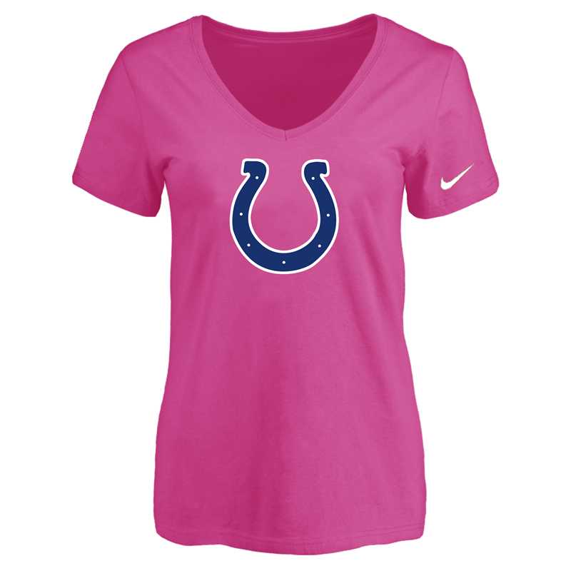 Women's Indiannapolis Colts Peach Logo V neck T-Shirt FengYun,We sell and wholesale Women's Indiannapolis Colts Peach Logo V neck T-Shirt FengYun on line form chian!