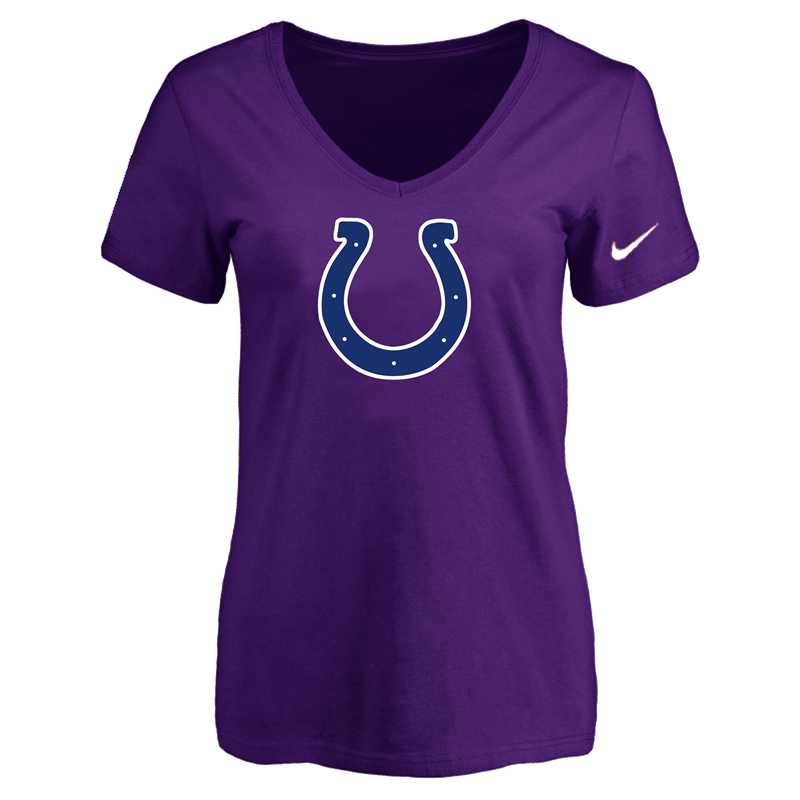 Women's Indiannapolis Colts Purple Logo V neck T-Shirt FengYun,We sell and wholesale Women's Indiannapolis Colts Purple Logo V neck T-Shirt FengYun on line form chian!
