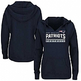 Women's New England Patriots Majestic Plus Size Self Determination Pullover Hoodie - Navy FengYun,baseball caps,new era cap wholesale,wholesale hats
