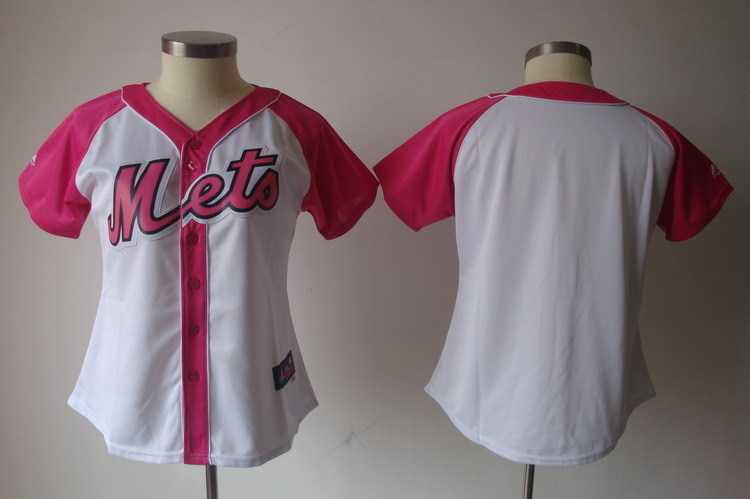Women's New York Mets Blank White Pink Splash Fashion Stitched Jersey,We sell and wholesale Women's New York Mets Blank White Pink Splash Fashion Stitched Jersey on line form chian!