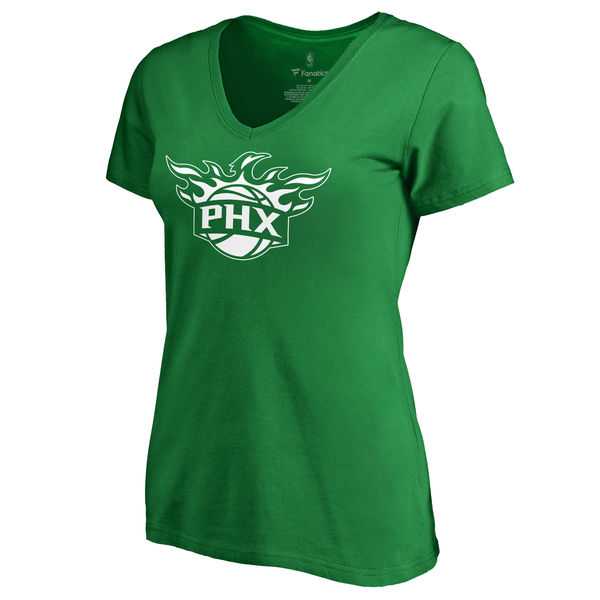 Women's Phoenix Suns Fanatics Branded Kelly Green St. Patrick's Day White Logo T-Shirt FengYun,We sell and wholesale Women's Phoenix Suns Fanatics Branded Kelly Green St. Patrick's Day White Logo T-Shirt FengYun on line form chian!