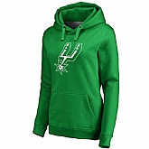 Women's San Antonio Spurs Fanatics Branded Kelly Green St. Patrick's Day White Logo Pullover Hoodie FengYun,baseball caps,new era cap wholesale,wholesale hats