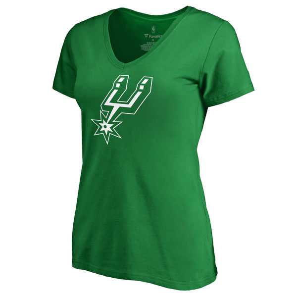 Women's San Antonio Spurs Fanatics Branded Kelly Green St. Patrick's Day White Logo T-Shirt FengYun,We sell and wholesale Women's San Antonio Spurs Fanatics Branded Kelly Green St. Patrick's Day White Logo T-Shirt FengYun on line form chian!
