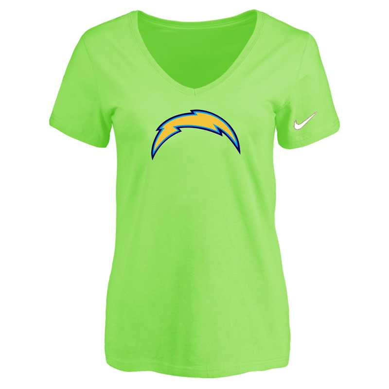 Women's San Diego Chargers L.Green Logo V neck T-Shirt FengYun,We sell and wholesale Women's San Diego Chargers L.Green Logo V neck T-Shirt FengYun on line form chian!