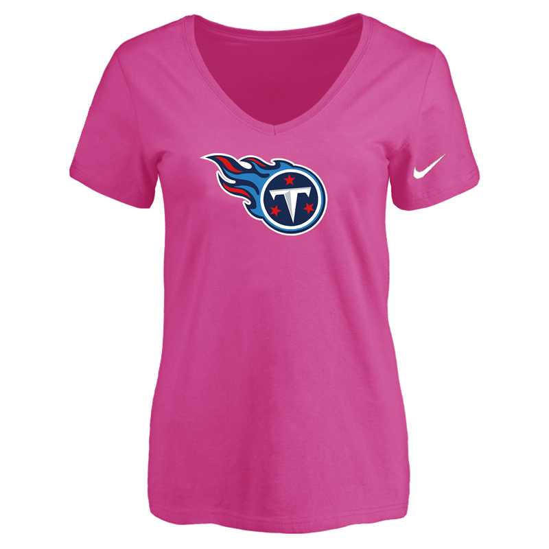 Women's Tennessee Titans Peach Logo V neck T-Shirt FengYun,We sell and wholesale Women's Tennessee Titans Peach Logo V neck T-Shirt FengYun on line form chian!