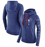 Women's Toronto Blue Jays Nike Vintage Full-Zip Hoodie - Heather Royal FengYun,baseball caps,new era cap wholesale,wholesale hats