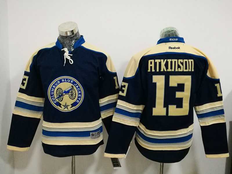 Youth Blue Jackets #13 Cam Atkinson Navy Blue Alternate Stitched NHL Jersey,We sell and wholesale Youth Blue Jackets #13 Cam Atkinson Navy Blue Alternate Stitched NHL Jersey on line form chian!