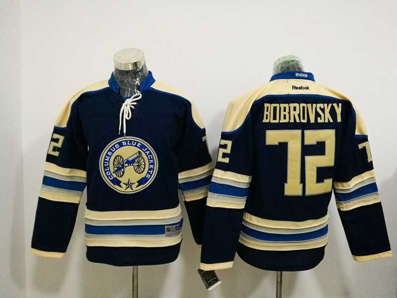 Youth Blue Jackets #72 Sergei Bobrovsky Navy Blue Alternate Stitched NHL Jersey,We sell and wholesale Youth Blue Jackets #72 Sergei Bobrovsky Navy Blue Alternate Stitched NHL Jersey on line form chian!