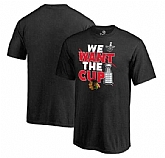 Youth Chicago Blackhawks Fanatics Branded 2017 NHL Stanley Cup Playoff Participant Blue Line T-Shirt - Black FengYun,baseball caps,new era cap wholesale,wholesale hats