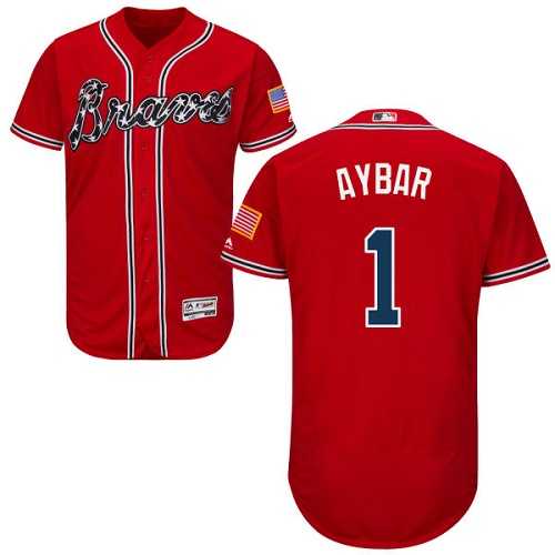 Atlanta Braves #1 Erick Aybar Red Flexbase Stitched Jersey DingZhi,We sell and wholesale Atlanta Braves #1 Erick Aybar Red Flexbase Stitched Jersey DingZhi on line form chian!