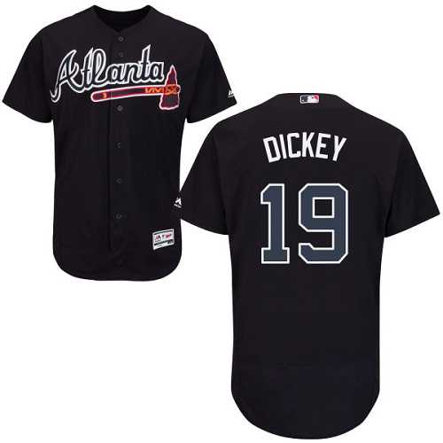 Atlanta Braves #19 R.A. Dickey Navy Flexbase Stitched Jersey DingZhi,We sell and wholesale Atlanta Braves #19 R.A. Dickey Navy Flexbase Stitched Jersey DingZhi on line form chian!