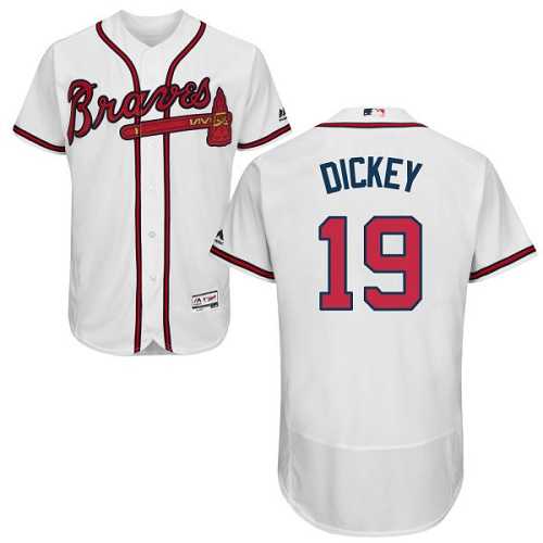 Atlanta Braves #19 R.A. Dickey White Flexbase Stitched Jersey DingZhi,We sell and wholesale Atlanta Braves #19 R.A. Dickey White Flexbase Stitched Jersey DingZhi on line form chian!