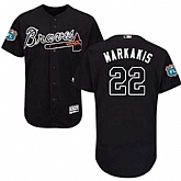Atlanta Braves #22 Nick Markakis Navy Flexbase Stitched Jersey DingZhi,baseball caps,new era cap wholesale,wholesale hats
