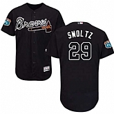 Atlanta Braves #29 John Smoltz Navy Flexbase Stitched Jersey DingZhi
