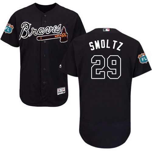 Atlanta Braves #29 John Smoltz Navy Flexbase Stitched Jersey DingZhi,We sell and wholesale Atlanta Braves #29 John Smoltz Navy Flexbase Stitched Jersey DingZhi on line form chian!