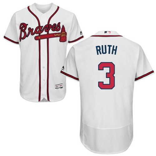 Atlanta Braves #3 Babe Ruth White Flexbase Stitched Jersey DingZhi,We sell and wholesale Atlanta Braves #3 Babe Ruth White Flexbase Stitched Jersey DingZhi on line form chian!