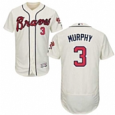 Atlanta Braves #3 Dale Murphy Cream Flexbase Stitched Jersey DingZhi,baseball caps,new era cap wholesale,wholesale hats