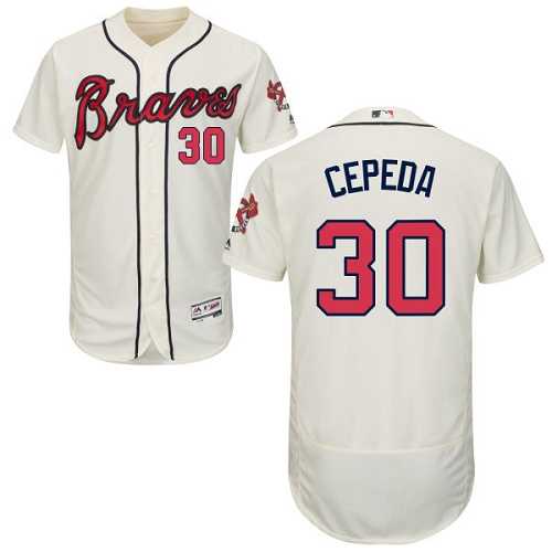 Atlanta Braves #30 Orlando Cepeda Cream Flexbase Stitched Jersey DingZhi,We sell and wholesale Atlanta Braves #30 Orlando Cepeda Cream Flexbase Stitched Jersey DingZhi on line form chian!