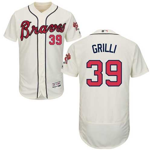 Atlanta Braves #39 Jason Grilli Cream Flexbase Stitched Jersey DingZhi,We sell and wholesale Atlanta Braves #39 Jason Grilli Cream Flexbase Stitched Jersey DingZhi on line form chian!