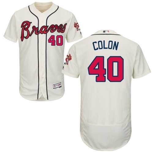 Atlanta Braves #40 Bartolo Colon Cream Flexbase Stitched Jersey DingZhi,We sell and wholesale Atlanta Braves #40 Bartolo Colon Cream Flexbase Stitched Jersey DingZhi on line form chian!