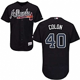 Atlanta Braves #40 Bartolo Colon Navy Flexbase Stitched Jersey DingZhi,baseball caps,new era cap wholesale,wholesale hats