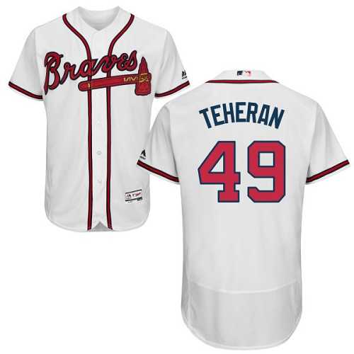 Atlanta Braves #49 Julio Teheran White Flexbase Stitched Jersey DingZhi,We sell and wholesale Atlanta Braves #49 Julio Teheran White Flexbase Stitched Jersey DingZhi on line form chian!