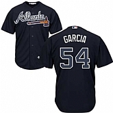Atlanta Braves #54 Adonis Garcia Navy New Cool Base Stitched Jersey DingZhi,baseball caps,new era cap wholesale,wholesale hats