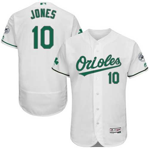 Baltimore Orioles #10 Adam Jones White St. Patrick's Day Flexbase Stitched Jersey DingZhi,We sell and wholesale Baltimore Orioles #10 Adam Jones White St. Patrick's Day Flexbase Stitched Jersey DingZhi on line form chian!