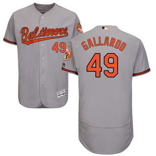 Baltimore Orioles #49 Yovani Gallardo Gray Flexbase Stitched Jersey DingZhi,We sell and wholesale Baltimore Orioles #49 Yovani Gallardo Gray Flexbase Stitched Jersey DingZhi on line form chian!