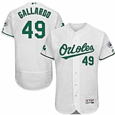 Baltimore Orioles #49 Yovani Gallardo White St. Patrick's Day Flexbase Stitched Jersey DingZhi,baseball caps,new era cap wholesale,wholesale hats