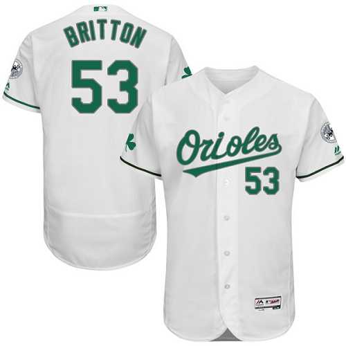 Baltimore Orioles #53 Zach Britton White St. Patrick's Day Flexbase Stitched Jersey DingZhi,We sell and wholesale Baltimore Orioles #53 Zach Britton White St. Patrick's Day Flexbase Stitched Jersey DingZhi on line form chian!