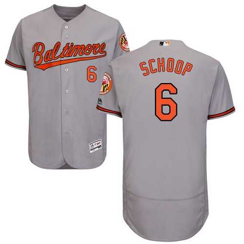 Baltimore Orioles #6 Jonathan Schoop Gray Flexbase Stitched Jersey DingZhi,We sell and wholesale Baltimore Orioles #6 Jonathan Schoop Gray Flexbase Stitched Jersey DingZhi on line form chian!