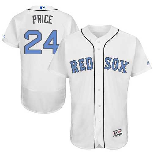 Boston Red Sox #24 David Price White Father's Day Flexbase Stitched Jersey DingZhi,We sell and wholesale Boston Red Sox #24 David Price White Father's Day Flexbase Stitched Jersey DingZhi on line form chian!
