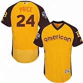 Boston Red Sox #24 David Price Yellow 2016 MLB All Star Game Flexbase Batting Practice Player Stitched Jersey DingZhi,baseball caps,new era cap wholesale,wholesale hats