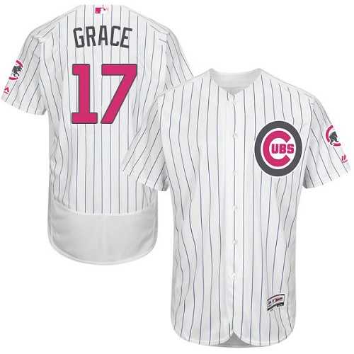 Chicago Cubs #17 Mark Grace White Mother's Day Flexbase Stitched Jersey DingZhi,We sell and wholesale Chicago Cubs #17 Mark Grace White Mother's Day Flexbase Stitched Jersey DingZhi on line form chian!