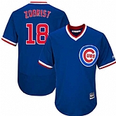 Chicago Cubs #18 Ben Zobrist Blue Cooperstown New Cool Base Stitched Jersey DingZhi,baseball caps,new era cap wholesale,wholesale hats