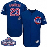 Chicago Cubs #23 Ryne Sandberg Blue 2016 World Series Champions Flexbase Stitched Jersey DingZhi