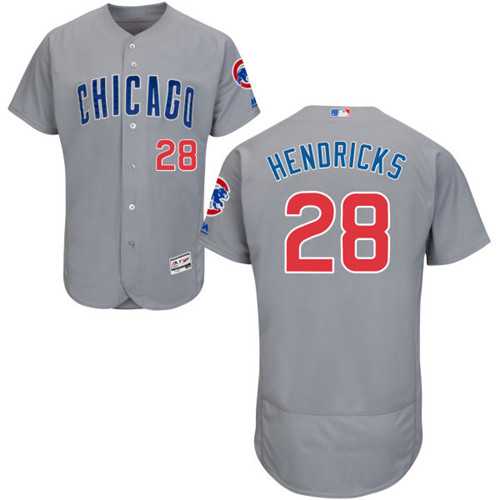 Chicago Cubs #28 Kyle Hendricks Gray Flexbase Stitched Jersey DingZhi,We sell and wholesale Chicago Cubs #28 Kyle Hendricks Gray Flexbase Stitched Jersey DingZhi on line form chian!