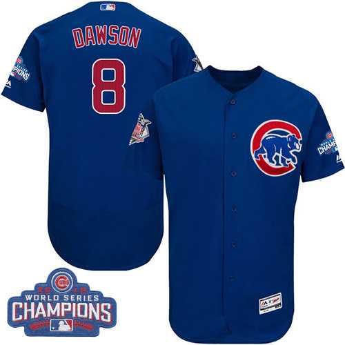 Chicago Cubs #8 Andre Dawson Blue 2016 World Series Champions Flexbase Stitched Jersey DingZhi,We sell and wholesale Chicago Cubs #8 Andre Dawson Blue 2016 World Series Champions Flexbase Stitched Jersey DingZhi on line form chian!