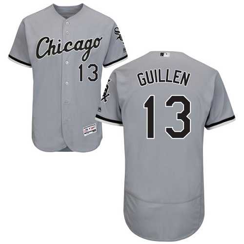 Chicago White Sox #13 Ozzie Guillen Gray Flexbase Stitched Jersey DingZhi,We sell and wholesale Chicago White Sox #13 Ozzie Guillen Gray Flexbase Stitched Jersey DingZhi on line form chian!