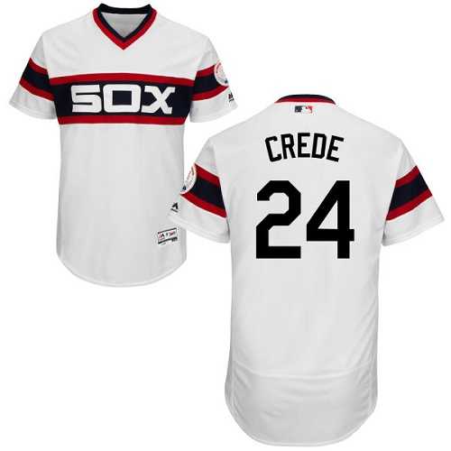 Chicago White Sox #24 Joe Crede White Cooperstown Collection Flexbase Stitched Jersey DingZhi,We sell and wholesale Chicago White Sox #24 Joe Crede White Cooperstown Collection Flexbase Stitched Jersey DingZhi on line form chian!