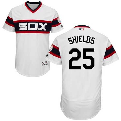 Chicago White Sox #25 James Shields White Cooperstown Collection Flexbase Stitched Jersey DingZhi,We sell and wholesale Chicago White Sox #25 James Shields White Cooperstown Collection Flexbase Stitched Jersey DingZhi on line form chian!