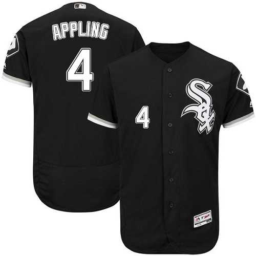 Chicago White Sox #4 Luke Appling Black Flexbase Stitched Jersey DingZhi,We sell and wholesale Chicago White Sox #4 Luke Appling Black Flexbase Stitched Jersey DingZhi on line form chian!