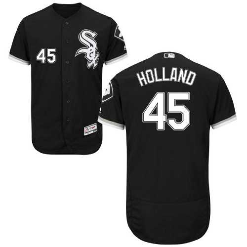 Chicago White Sox #45 Derek Holland Black Flexbase Stitched Jersey DingZhi,We sell and wholesale Chicago White Sox #45 Derek Holland Black Flexbase Stitched Jersey DingZhi on line form chian!