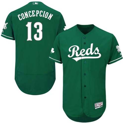 Cincinnati Reds #13 Dave Conception Green Celtic Flexbase Stitched Jersey DingZhi,We sell and wholesale Cincinnati Reds #13 Dave Conception Green Celtic Flexbase Stitched Jersey DingZhi on line form chian!